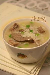 豬肝排骨粥 豬肝排骨粥