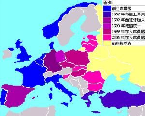北約歐洲擴張圖（2004年）