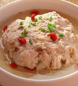 鹹魚梅香蒸肉餅 鹹魚梅香蒸肉餅