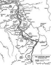 1944年12月15日的西線情勢圖