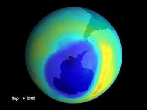 臭氧層空洞（ozonosphere hole）