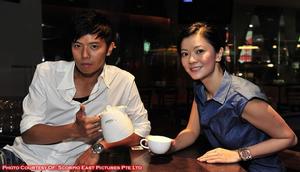 男主角黃鴻升和女主角莊米雪