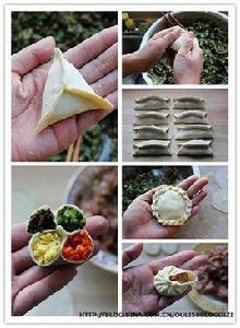 十種家常餃子包法 十種家常餃子包法