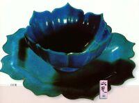 玻璃蓮花盞托 玻璃蓮花盞托