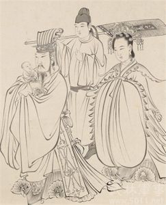 天王送子圖 天王送子圖