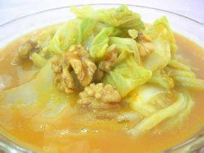 桃仁扒白菜 桃仁扒白菜