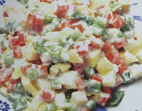 仙人掌色拉 仙人掌色拉