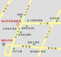 南陽青大肛腸醫院地圖