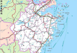 浙江省地圖