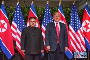 美朝首腦第一次會晤 美朝首腦第一次會晤