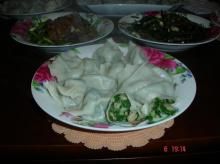 海腸韭菜餃子 海腸韭菜餃子