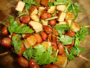 香菜花生米拌香乾 香菜花生米拌香乾