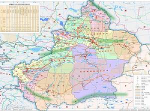 新疆地圖(點擊看大圖)