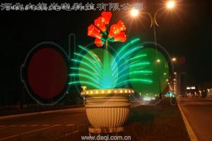 大型LED君子蘭仿形景觀燈