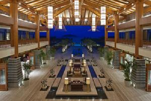 石梅灣艾美度假酒店-大堂夜景