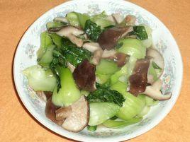 油菜香菇湯 油菜香菇湯