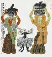 《印女汲水圖》 《印女汲水圖》