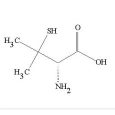 青黴胺化學結構式