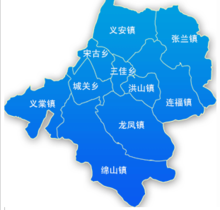 介休市政區圖