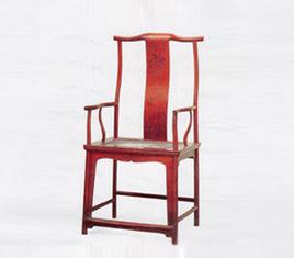 明黃花梨四出頭官帽椅 明黃花梨四出頭官帽椅