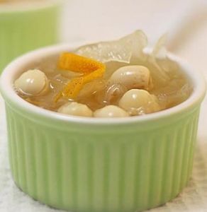 蓮子陳皮煲銀耳