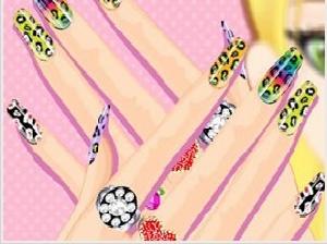 豹紋美甲 豹紋美甲