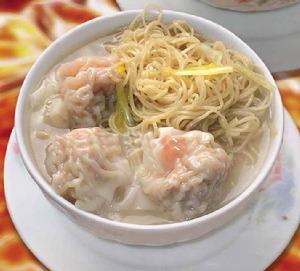 歐成記上湯鮮蝦雲吞麵