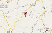 福利鎮在廣西壯族自治區內位置