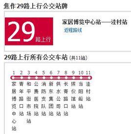 焦作公交29路 焦作公交29路