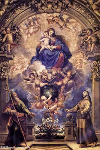 聖母子,與聖菲利普及弗朗西斯