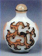 鼻煙壺[盛鼻煙的容器]