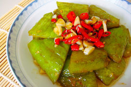 蚝油煎苦瓜 蚝油煎苦瓜