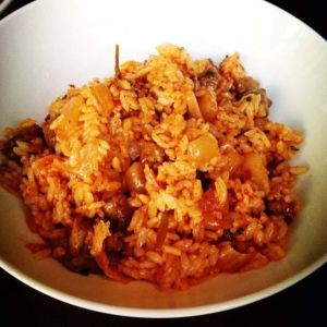 酸菜雞粒飯 酸菜雞粒飯