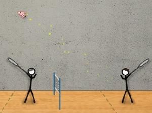 火柴人打羽毛球中文版 火柴人打羽毛球中文版