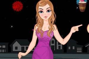 新年時尚女孩 新年時尚女孩