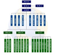 漳澤電力的組織結構圖