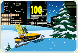 海綿寶寶雪橇車