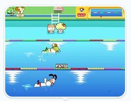 史努比游泳比賽