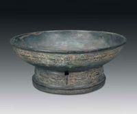 商代蟬紋盤 商代蟬紋盤