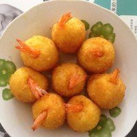 香炸鮮蝦土豆 香炸鮮蝦土豆