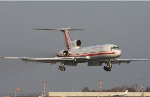 失事的101號圖-154，攝於失事前39小時