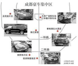 成都豪車地圖