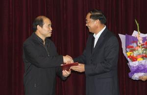 吳吟副局長兼職中國礦大教授聘任儀式