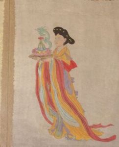 清費丹旭屏風仕女圖 清費丹旭屏風仕女圖