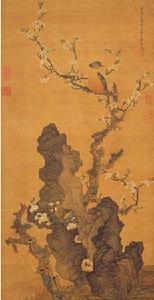 梅花山鳥圖