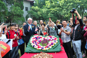 國泰鬱金香入植武漢植物園