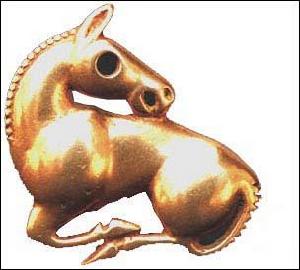 馬形金牌飾 馬形金牌飾