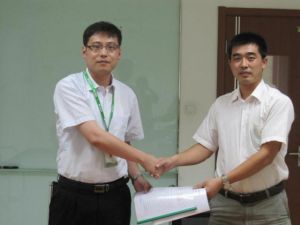 天津天地偉業數碼科技有限公司與電子信息工程系簽訂人才培養協定