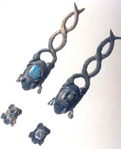 蛙蛇形馬飾 蛙蛇形馬飾