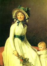 彼埃爾·攝里其亞夫人和他的兒子 1795年